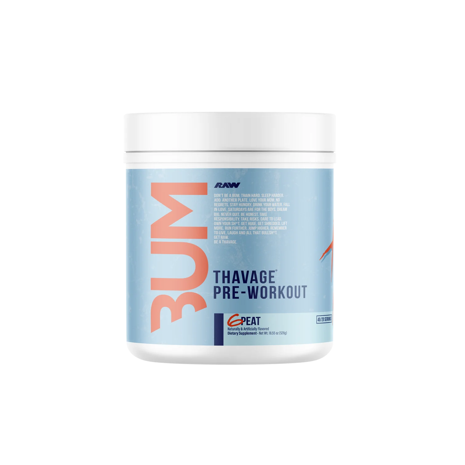 RAW//CBUM | THAVAGE PRE-WORKOUT