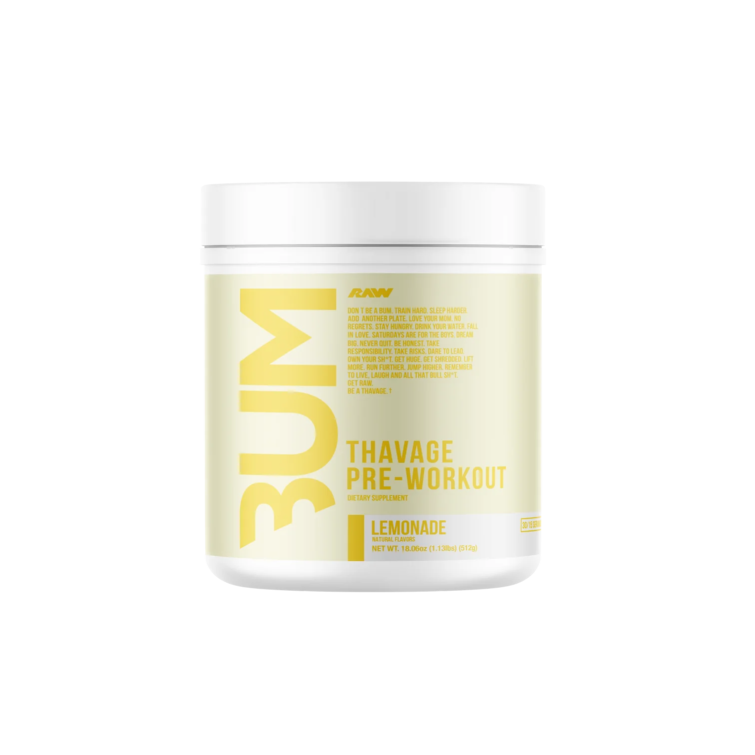 RAW//CBUM | THAVAGE PRE-WORKOUT