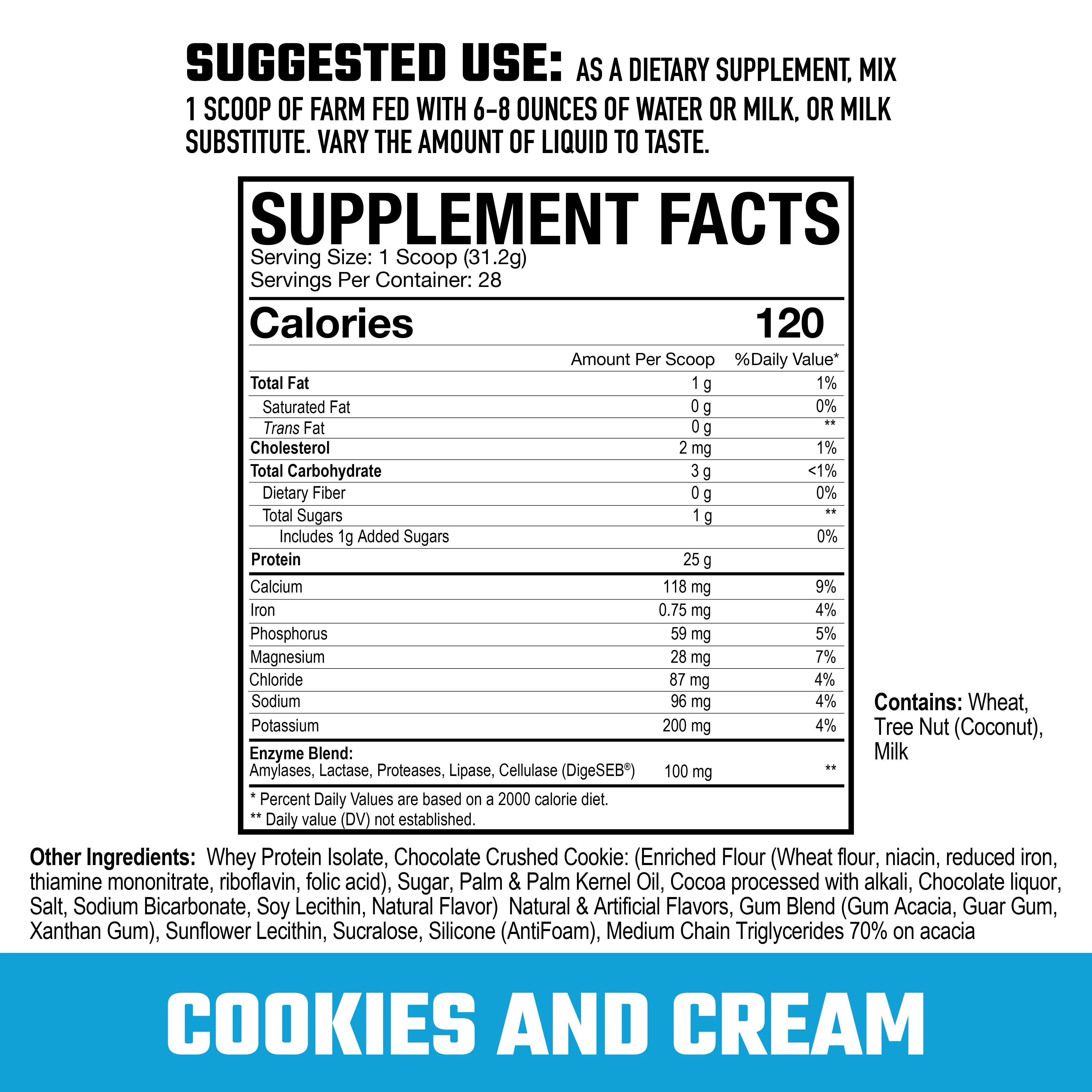 Axe & Sledge // Farm Fed // 25g Protein
