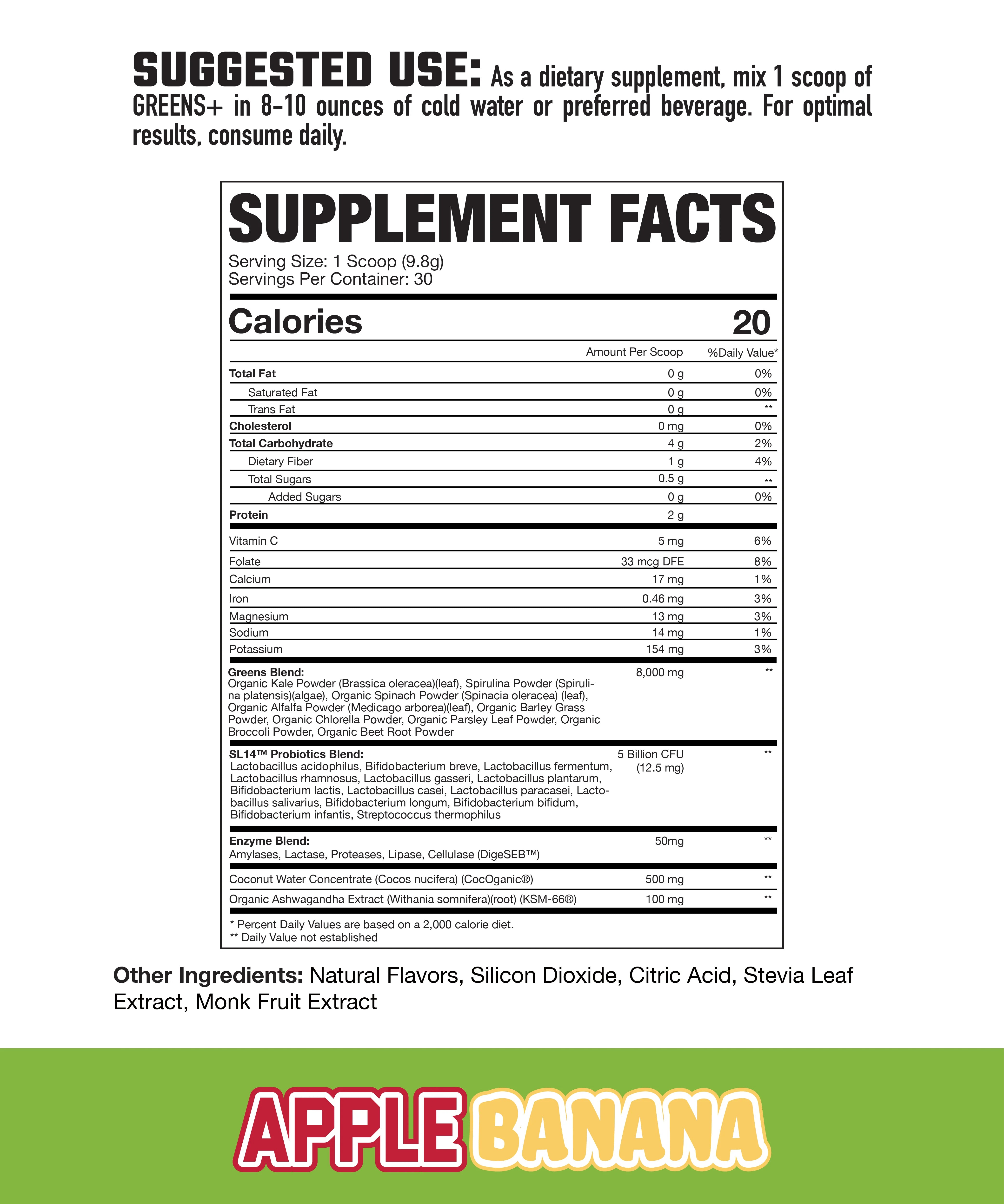 AXE & SLEDGE | GREENS+ // SUPERFOOD GREENS POWDER