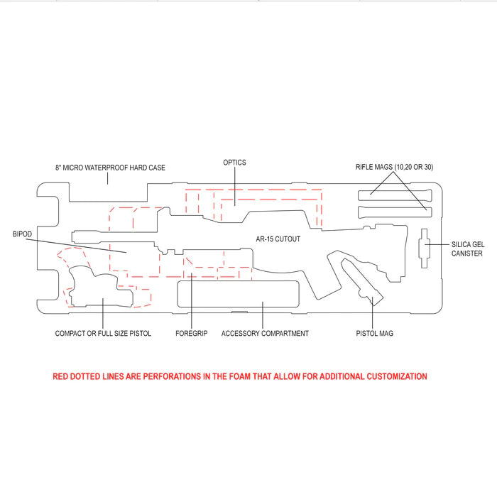 Condition 1 | 45" AR15 Case