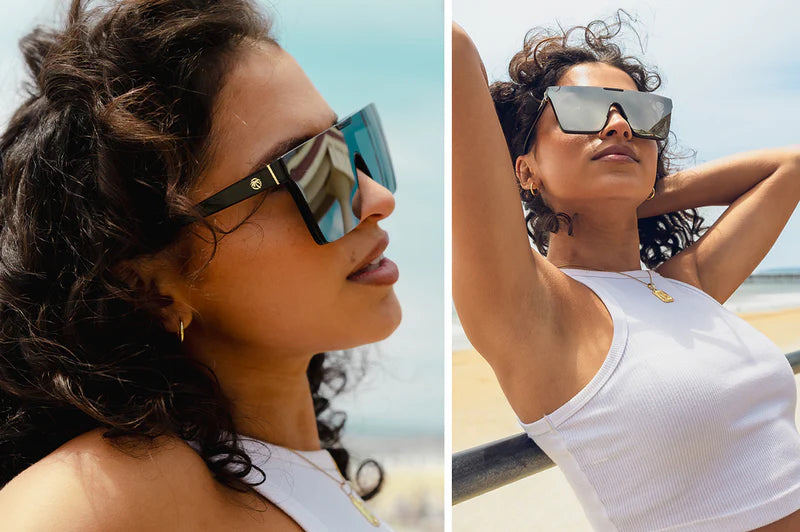 Heatwave Ladies | Clarity Sunglasses: BLACK (Polarized)