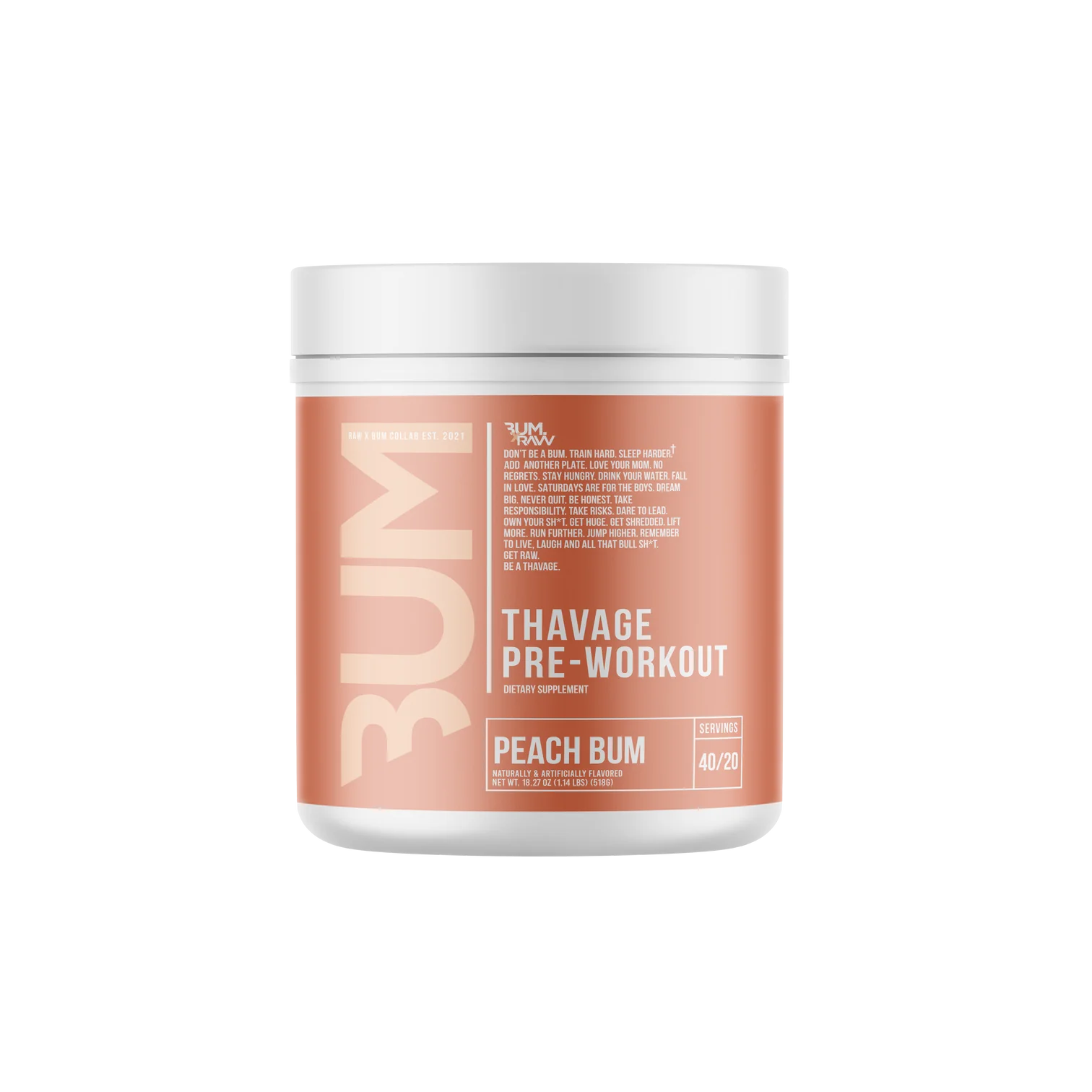 RAW//CBUM | THAVAGE PRE-WORKOUT