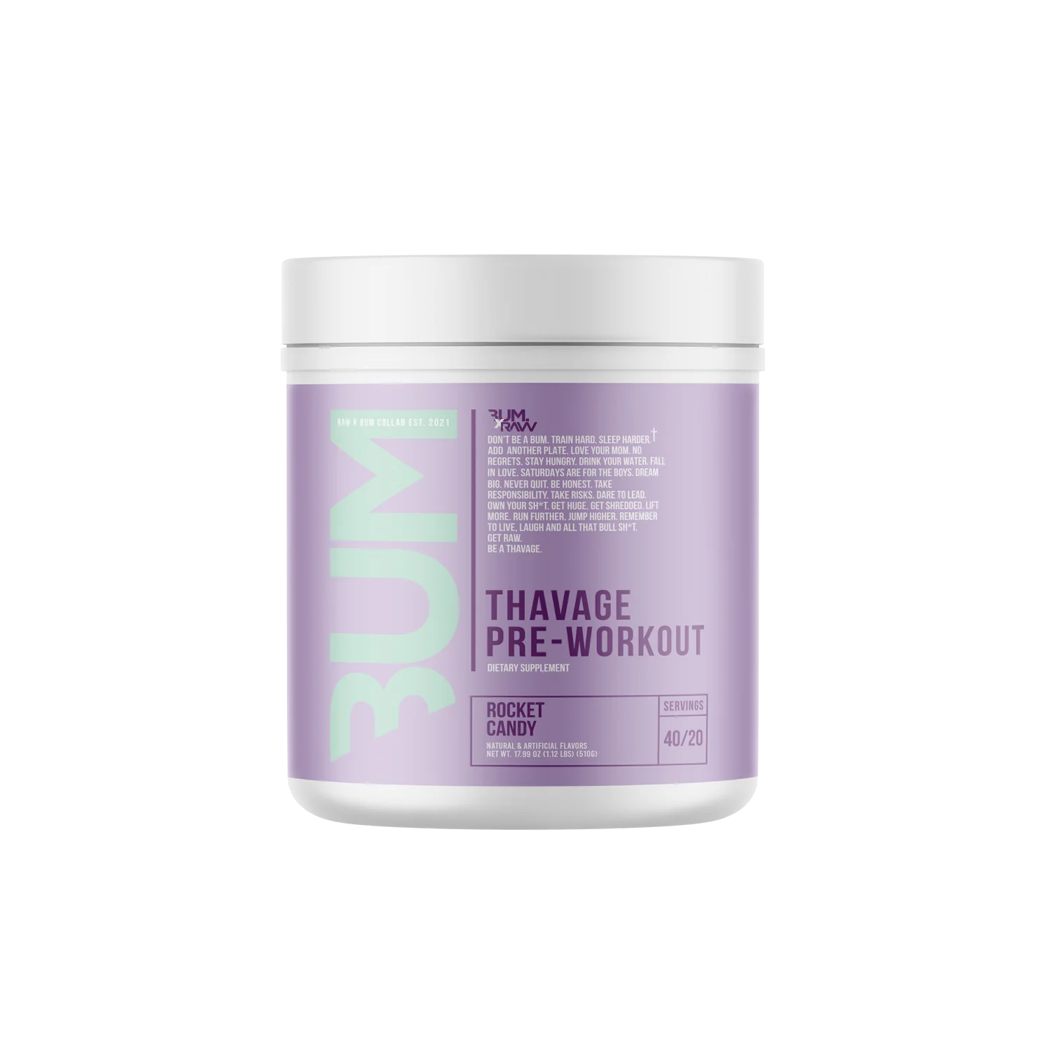 RAW//CBUM | THAVAGE PRE-WORKOUT