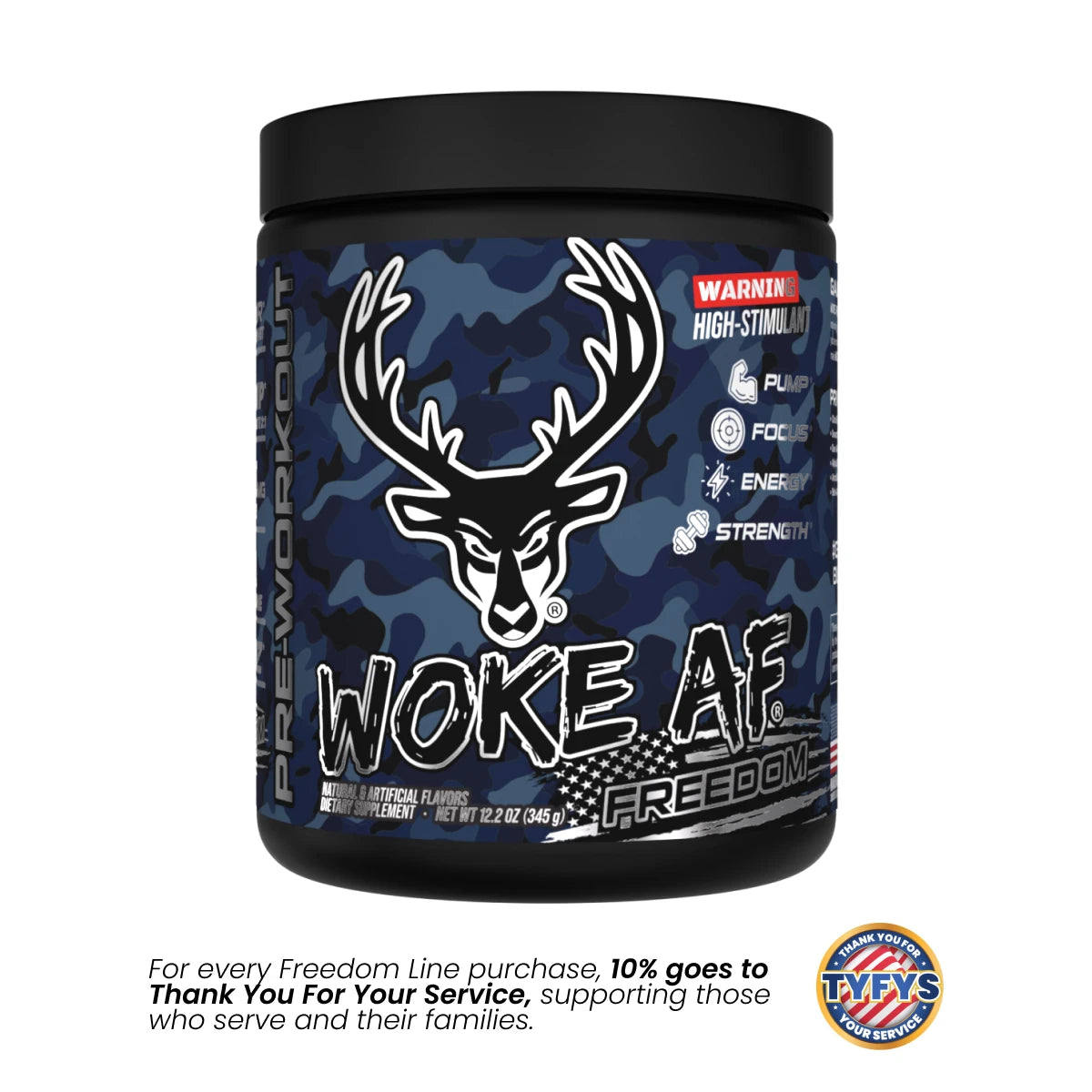 Bucked Up - Woke AF - High Stimulant Pre-Workout