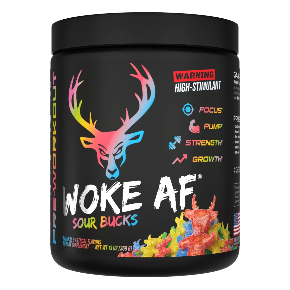 Bucked Up - Woke AF - High Stimulant Pre-Workout