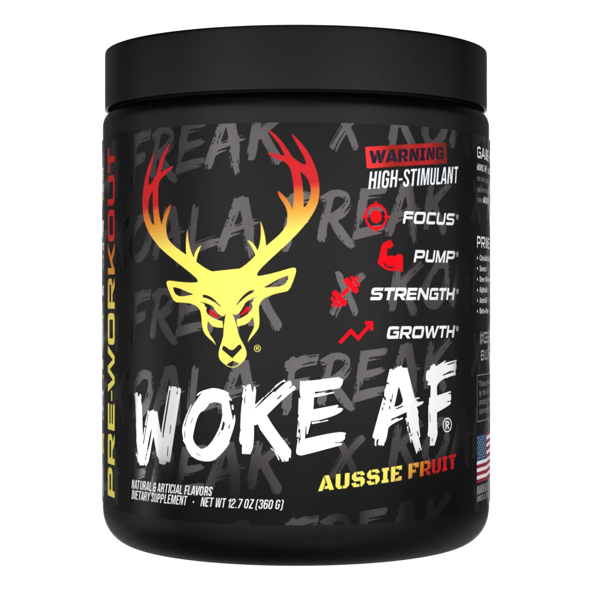 Bucked Up - Woke AF - High Stimulant Pre-Workout