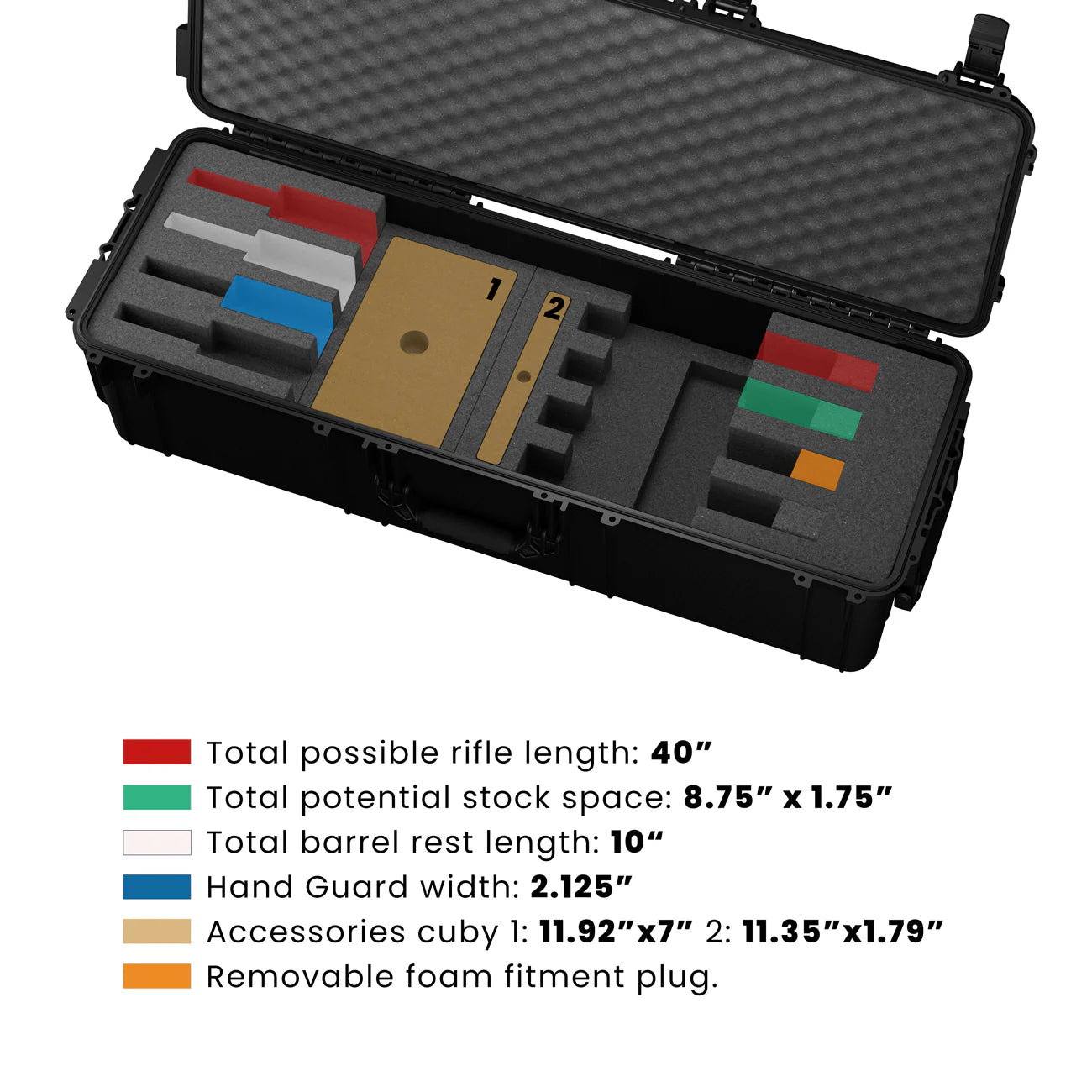 Condition 1 | 45" 4 RIFLE TRUNK