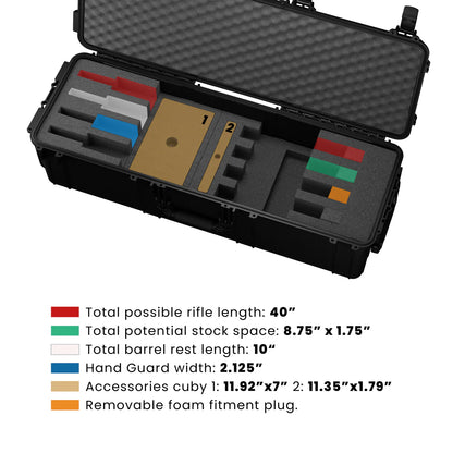 Condition 1 | 45" 4 RIFLE TRUNK