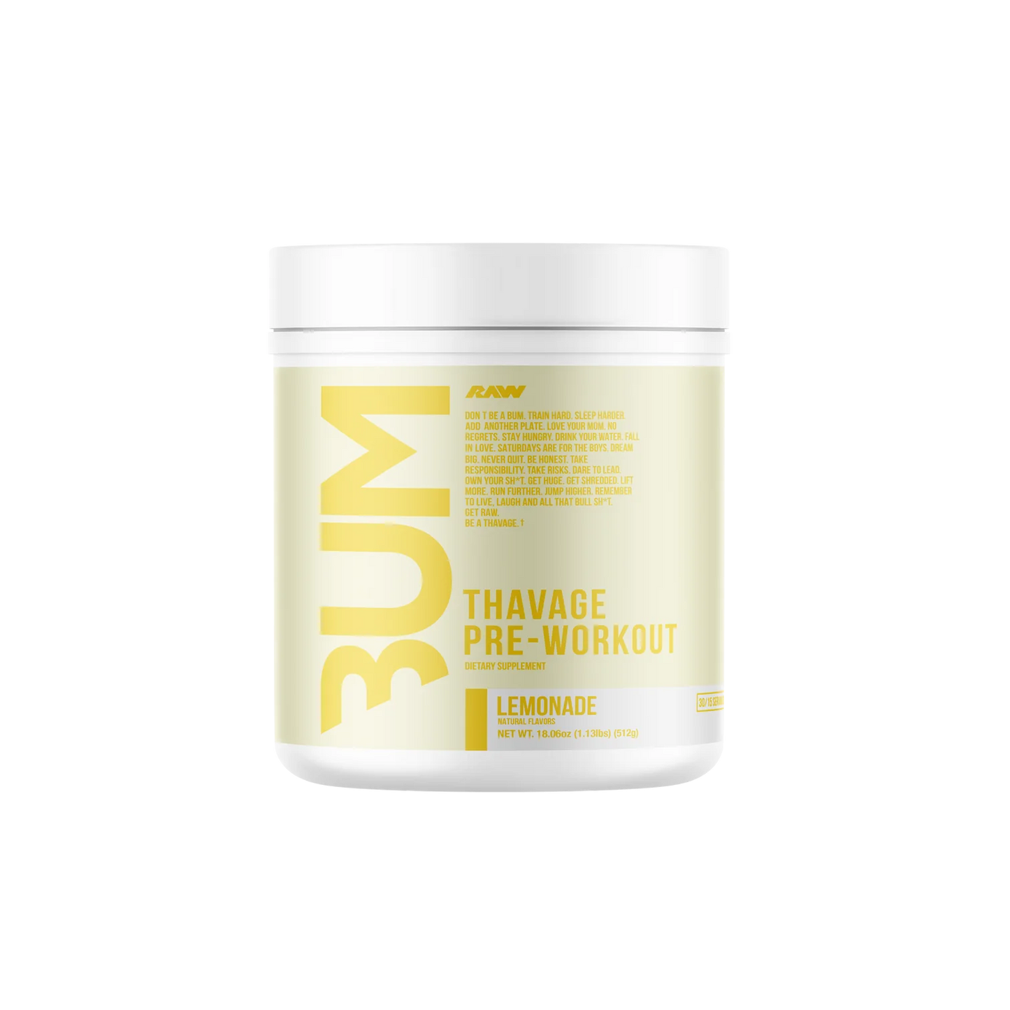 RAW//CBUM | THAVAGE PRE-WORKOUT