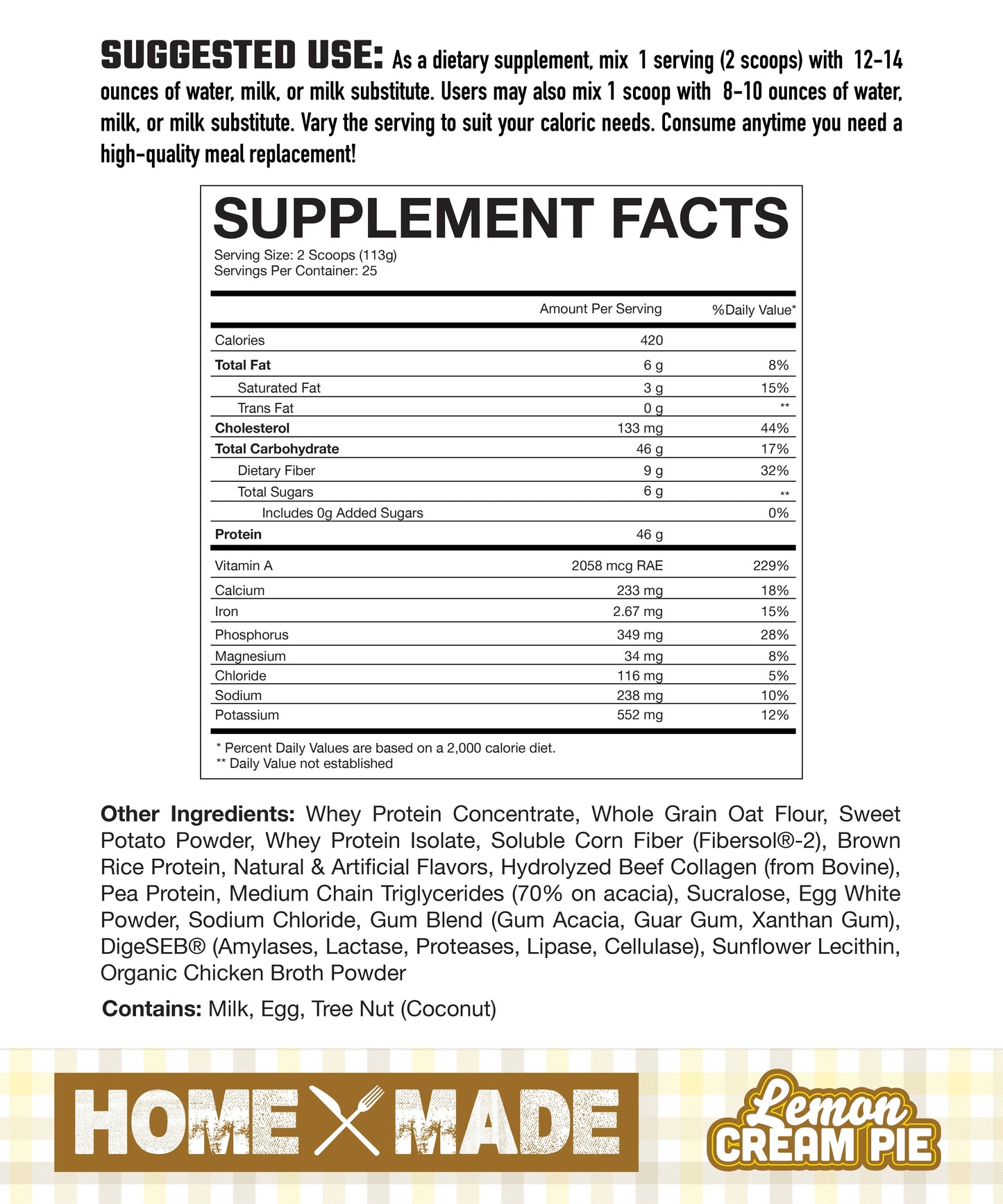 Axe & Sledge // Home Made // Whole Foods Meal Replacement