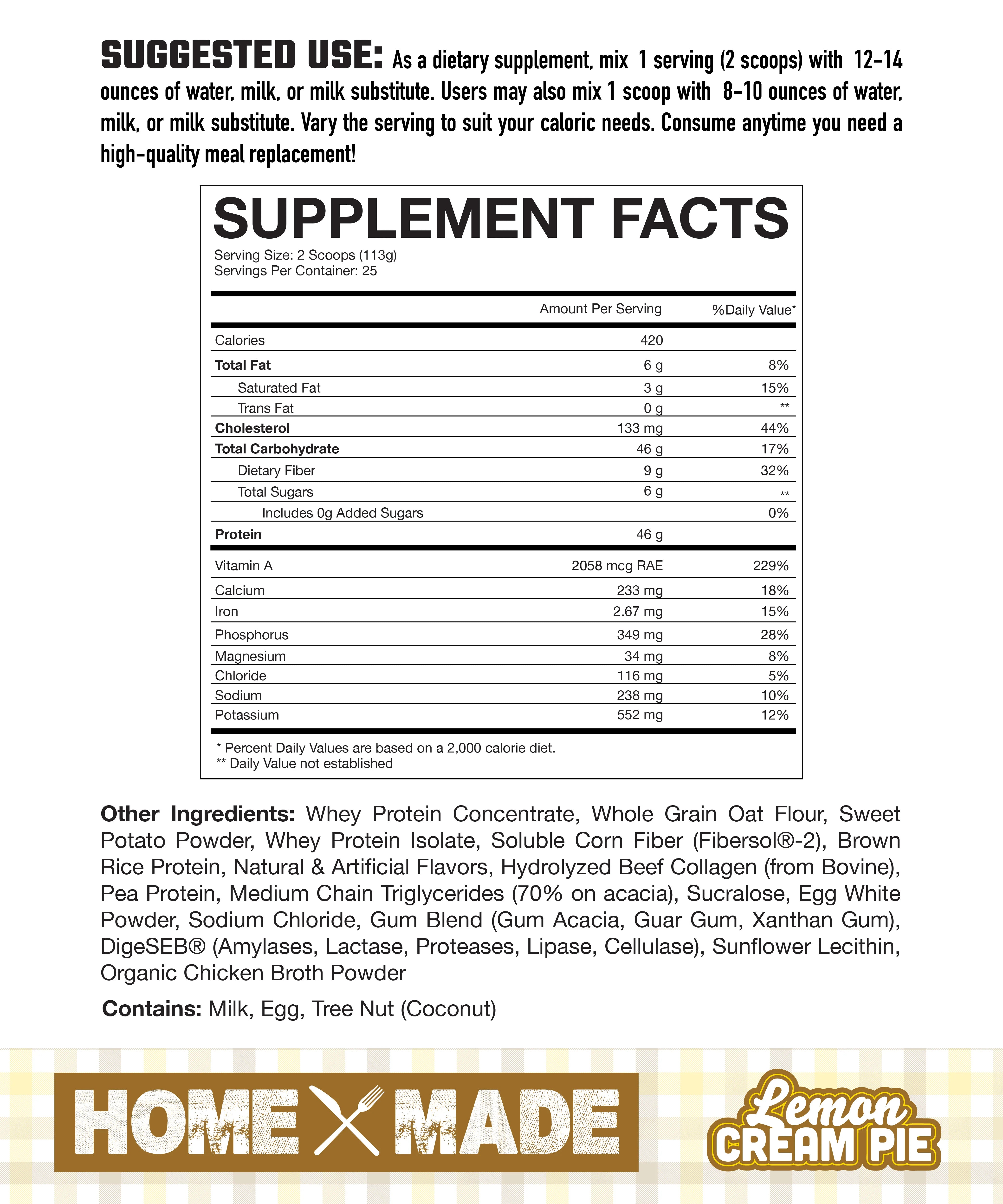 Axe & Sledge // Home Made // Whole Foods Meal Replacement