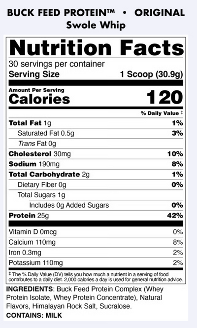 Buck Feed Original Protein