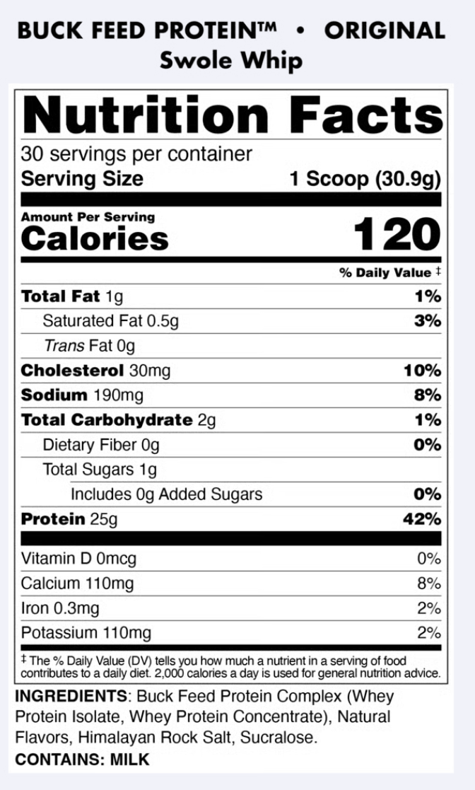 Buck Feed Original Protein