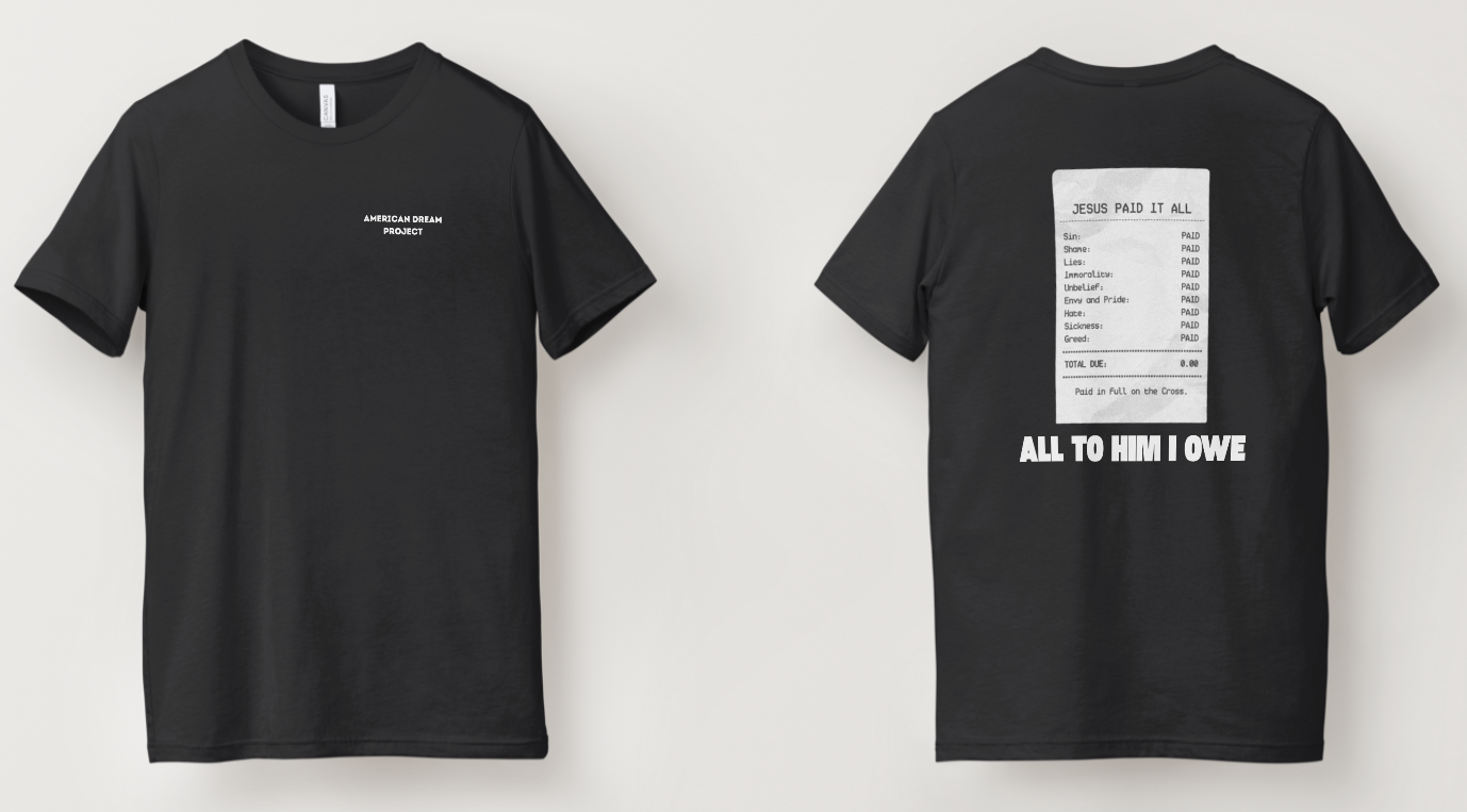 Jesus Paid It All T-Shirt (Pre-Order)