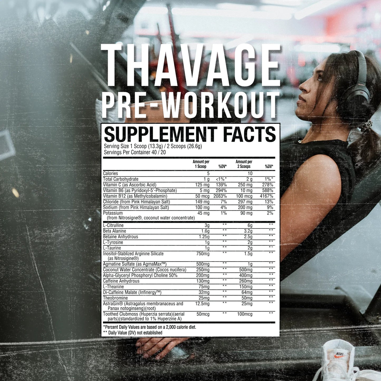 RAW//CBUM | THAVAGE PRE-WORKOUT