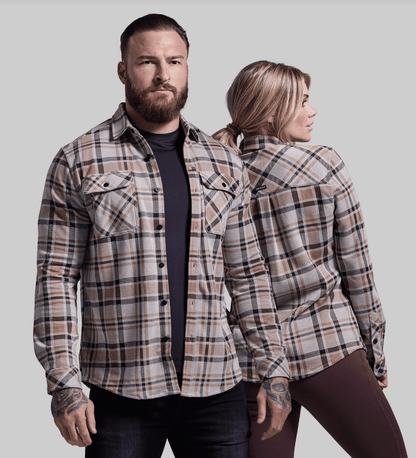 Born Primitive | Woodsman Stretchy Flannel - American Dream