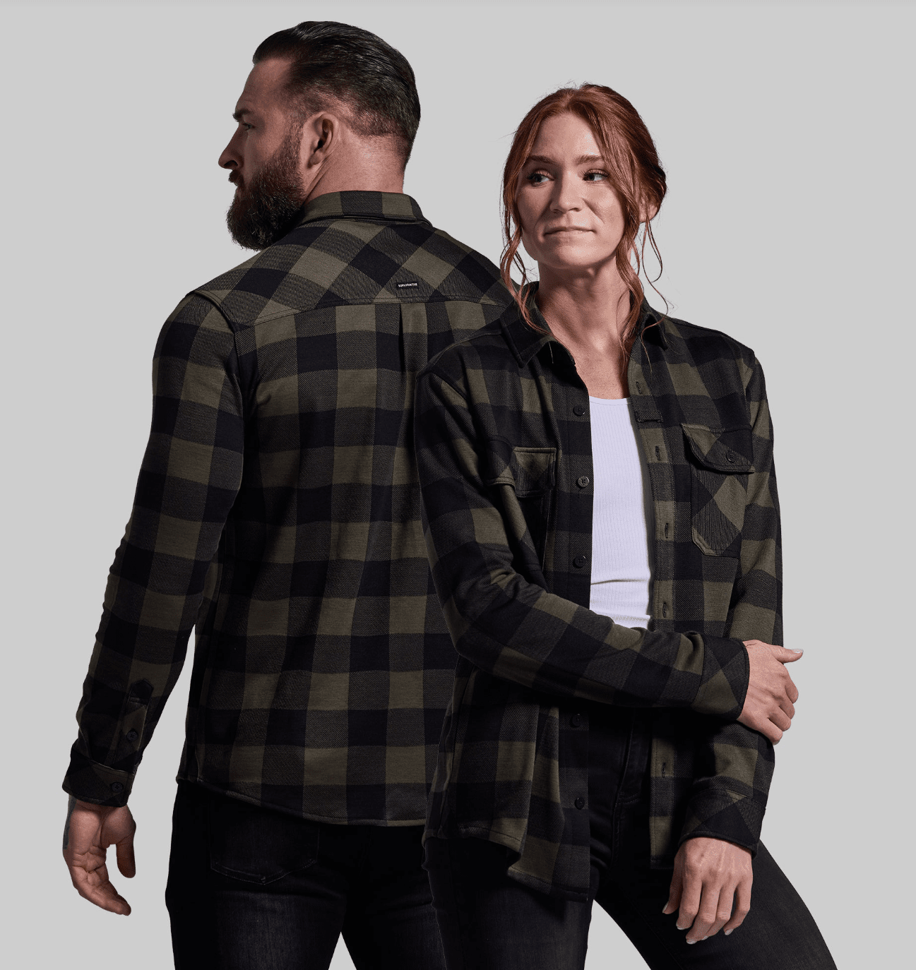 Born Primitive | Woodsman Stretchy Flannel - American Dream