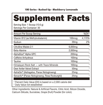 Bucked Up Pre - Workout - 100 Series - American Dream