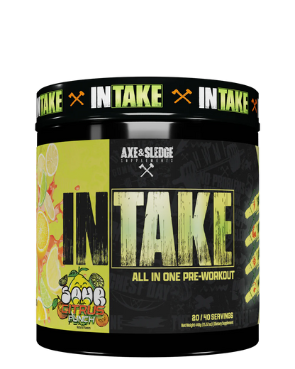 AXE & SLEDGE | INTAKE // ALL-IN-ONE PRE-WORKOUT