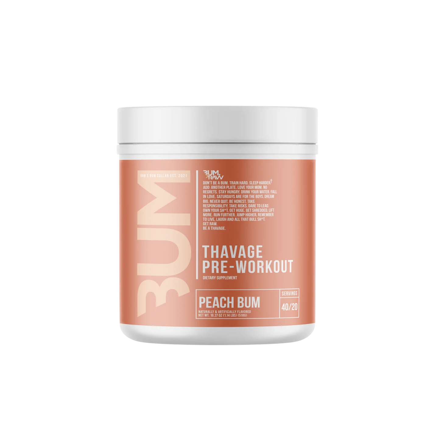 RAW//CBUM | THAVAGE PRE-WORKOUT